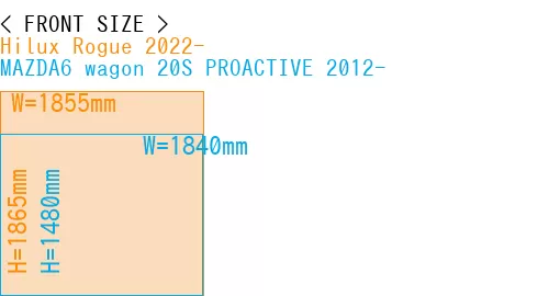 #Hilux Rogue 2022- + MAZDA6 wagon 20S PROACTIVE 2012-